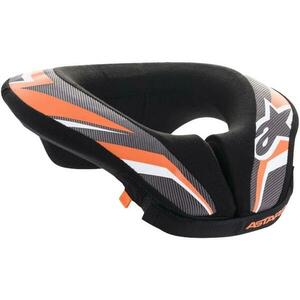 Alpinestars Dětský chránič krku Sequence Youth černo-bílo-oranžový - L/XL obraz