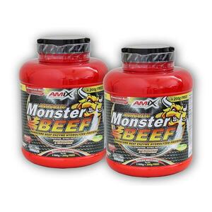 Amix 2x Anabolic Monster BEEF 90% Protein 2200g - Vanilla-lime obraz