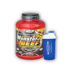 Amix Anabolic Monster BEEF 90% Prot. 2200g + šejkr - Vanilla-lime obraz