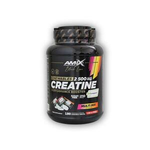 Amix Black Line Creatine Creapure 2500mg 210 Chewable Tabs Zero Sugar Multi obraz