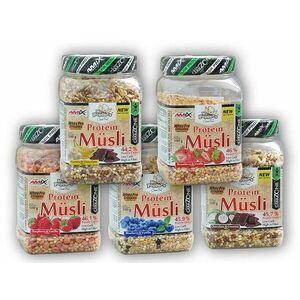 Amix Mr.Poppers High Protein Musli 500g - Banana-chocolate obraz