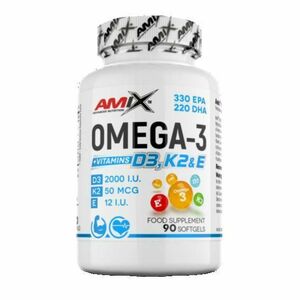 Amix Omega 3 D3+K2+E 90 kapslí obraz
