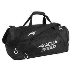 Aqua-Speed Duffle Bag M sportovní taška černá-bílá POUZE 1 ks (VÝPRODEJ) obraz