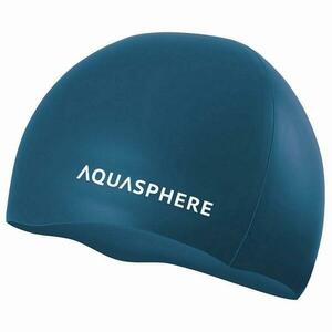 Aqua Sphere Plavecká čepice PLAIN SILICONE CAP - modrá/bílá obraz