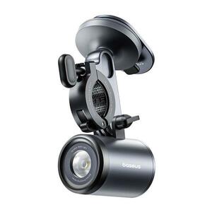 Baseus PrimeTrip 2 v 1 držák na kolo, držák telefonu + svítilna (černý) obraz