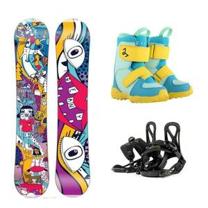 Beany Bark snowboard + Beany Kido vázání + Beany Joker boty - 115 cm + XXS (EU 25-32) + EU 27/28 obraz