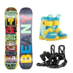Beany Coco dětský snowboard + Beany Kido vázání + Beany Joker boty - 125 cm + XXS (EU 25-32) + EU 27/28 obraz