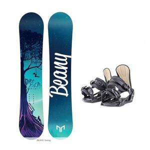 Beany Swing dětský/juniorský snowboard + Beany Junior vázání - 145 cm + XS - EU 32-35 obraz