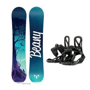 Beany Swing dětský/juniorský snowboard + Beany Kido vázání - 145 cm + XXS (EU 25-32) obraz