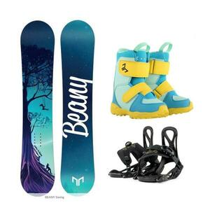 Beany Swing dětský snowboard + Beany Kido vázání + Beany Joker boty - 145 cm + XXS (EU 25-32) + EU 27/28 obraz