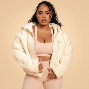 BeastPink Dámská bunda Hoodie Bliss Ivory - M obraz