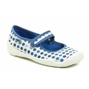 Befado 114y495 modro bílé dětské baleríny - EU 31 obraz