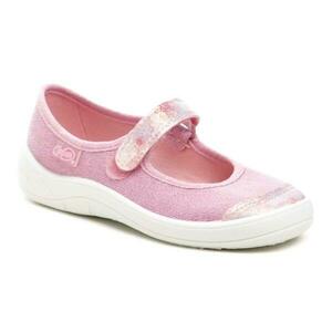 Befado 208x050 růžové dětské baleríny - EU 24 obraz