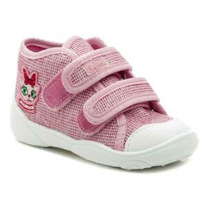 Befado 212P056 růžové dětské plátěné tenisky - EU 23 obraz