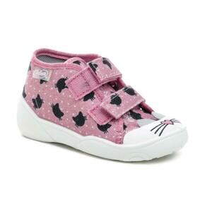Befado 212P077 růžové dětské plátěné tenisky - EU 26 obraz