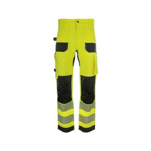 Bennon EREBOS žluté pánské pracovní kalhoty třídy 2 HI-VIS - 64 obraz