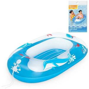 Bestway Člun dětský nafukovací 102x69cm delfíni do vody 34037 obraz