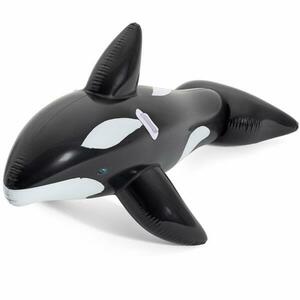 Bestway Nafukovací lehátko VELRYBA 203 x 102 cm černá obraz