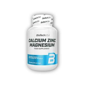 BioTech USA Calcium Zinc Magnesium 100 tablet obraz