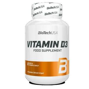 BiotechUSA Vitamin D3 60 tablet obraz
