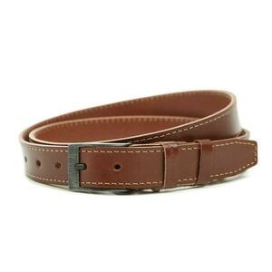 Black Hand 034-74 hnědý kožený opasek šíře 28 mm - 110 obraz