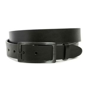 Black Hand 132-98 černý kožený opasek šíře 28 mm - 90 obraz