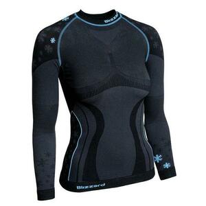 Blizzard Viva long sleeve anthracite/light blue funkční triko POUZE Velikost M/L (VÝPRODEJ) obraz