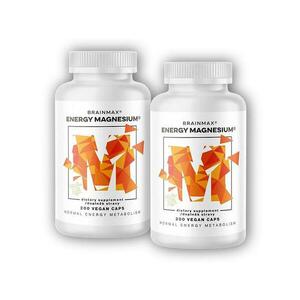 BrainMax 2x Energy Magnesium 1000mg 200 kapslí obraz