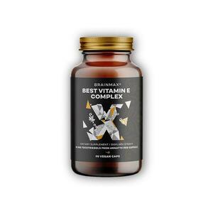 BrainMax Best Vitamin E Complex Tokotrienoly v přírodní formě 90 rostlinných kapslí obraz