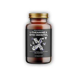 BrainMax L-Theanine Myo-Inositol 60 rostlinných kapslí obraz