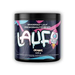 BrainMax Lauf Preworkout bez kofeinu 400g - Malina obraz