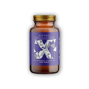 BrainMax N-Acetyl-L-Cysteine, NAC 100 rostlinných kapslí obraz