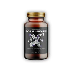 BrainMax Natural L-Theanine 100 rostlinných kapslí obraz