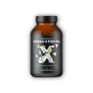 BrainMax Omega-3 Fish Oil 180 softgel kapslí obraz