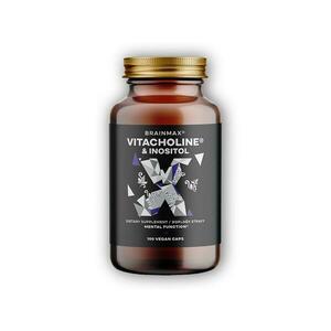 BrainMax VitaCholine Inositol 100 rostlinných kapslí obraz