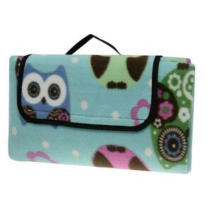 CALTER Pikniková deka Family II 200x180 cm alu fólie sova obraz