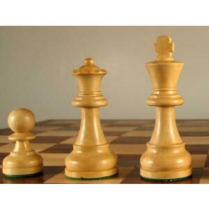 Chopra Šachy Staunton Senator Intarsie de Luxe s hnědými figurami obraz
