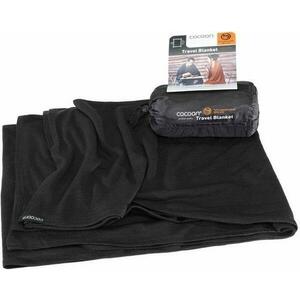 Cocoon merino deka Merino Wool/Silk Blanket black obraz