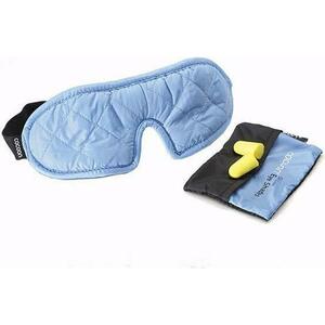Cocoon oční maska Eye Shades Deluxe light blue s ucpávkami obraz