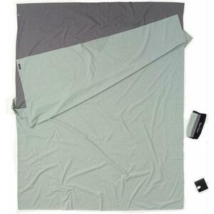 Cocoon spacáková přikrývka pro dva elephant grey/cactus blue obraz