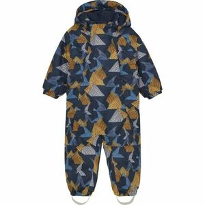 Color Kids Coverall W. 2 ZIP- AOP-741592.3520-Orange Pop 24/25 overal - Velikost 98 obraz