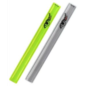 Compass Pásek reflexní ROLLER 2ks žlutý + stříbrný obraz