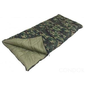 Condor Rybář dekový spacák - maskáč-khaki obraz