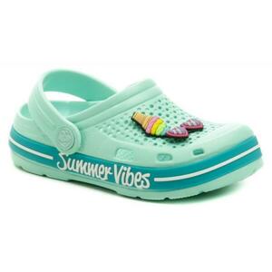 Coqui Lindo 6423-409-4419 tyrkysové dětské nazouváky - EU 24/25 obraz