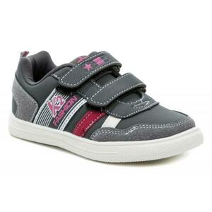 Cortina.be Slobby 172-0005-T1 šedo růžové dětské tenisky - EU 32 obraz