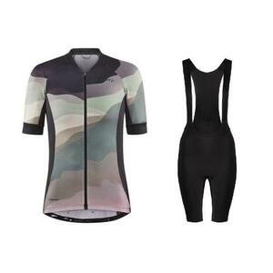 Craft ADV Endur Graphic W 1910554 cyklodres - růžová + Force ACTION LADY černé cyklokraťasy - XL obraz