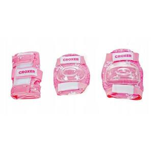 Croxer Fibre pink, dětské sada chráničů - S obraz