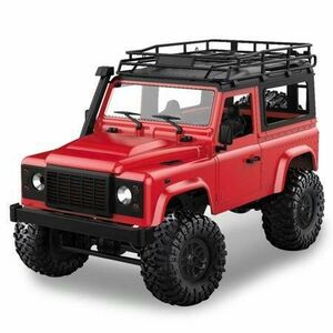 Amewi D90 Rock Crawler Defender 4WD, 2, 4 GHz, LED, 100% RTR, červená 1: 12 obraz
