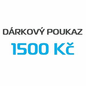 Dárkový poukaz na nákup v hodnotě 1500 Kč obraz
