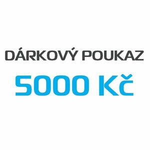 Dárkový poukaz na nákup v hodnotě 5000 Kč obraz